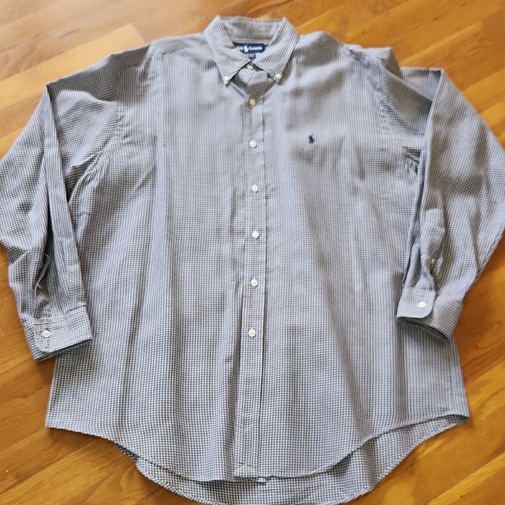 Men's Blue Checkered Shirt